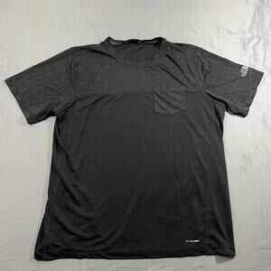 The North Face FlashDry Pocket T Shirt Mens XL Gray Athletic Performance Tee